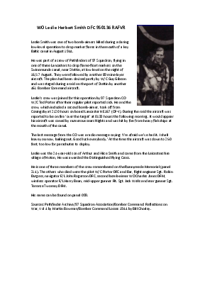 A preview of a PDF biography for Smith, Leslie Herbert